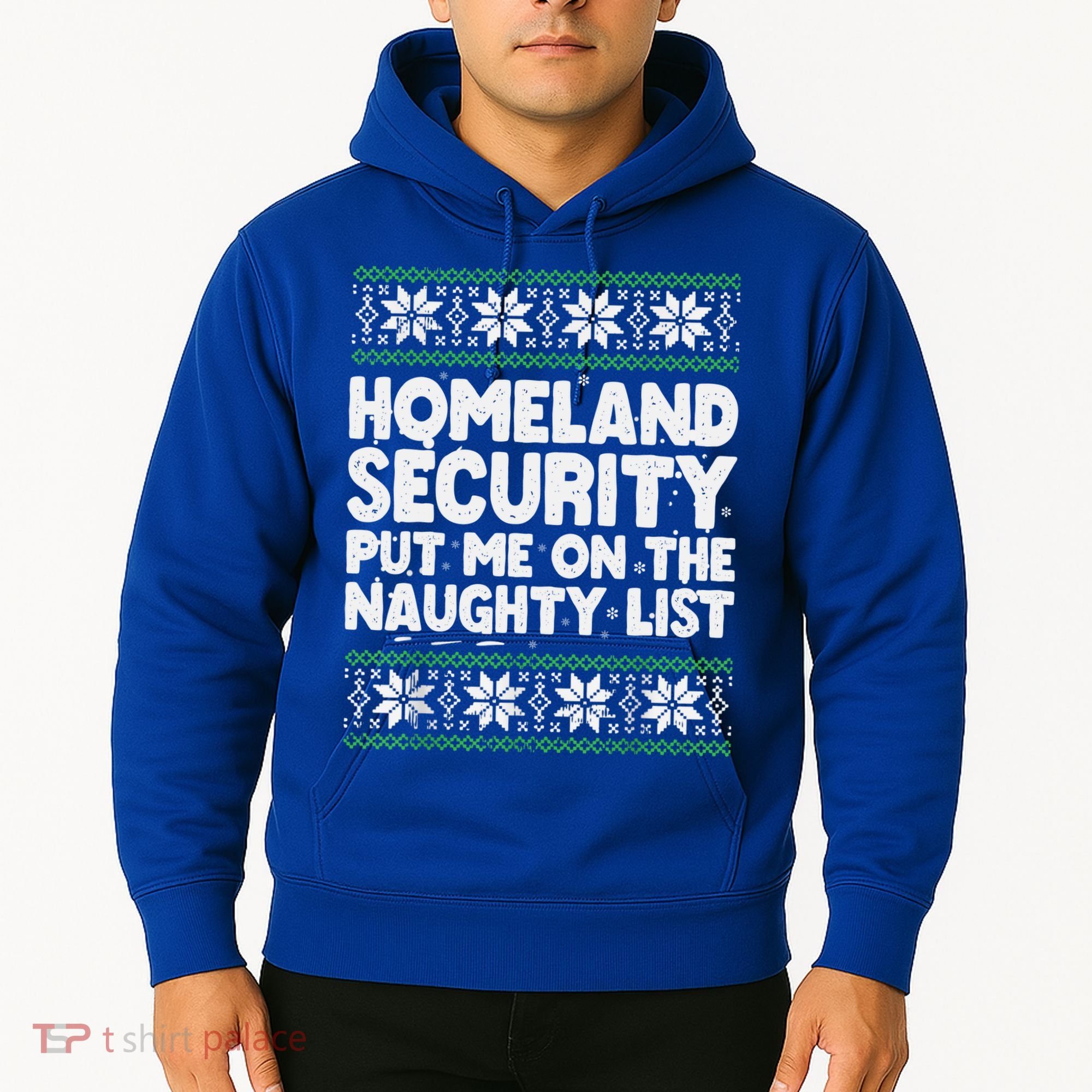 Homeland Security Naughty List Christmas Great Gift Hoodie