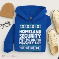 Homeland Security Naughty List Christmas Great Gift Hoodie thumb 4