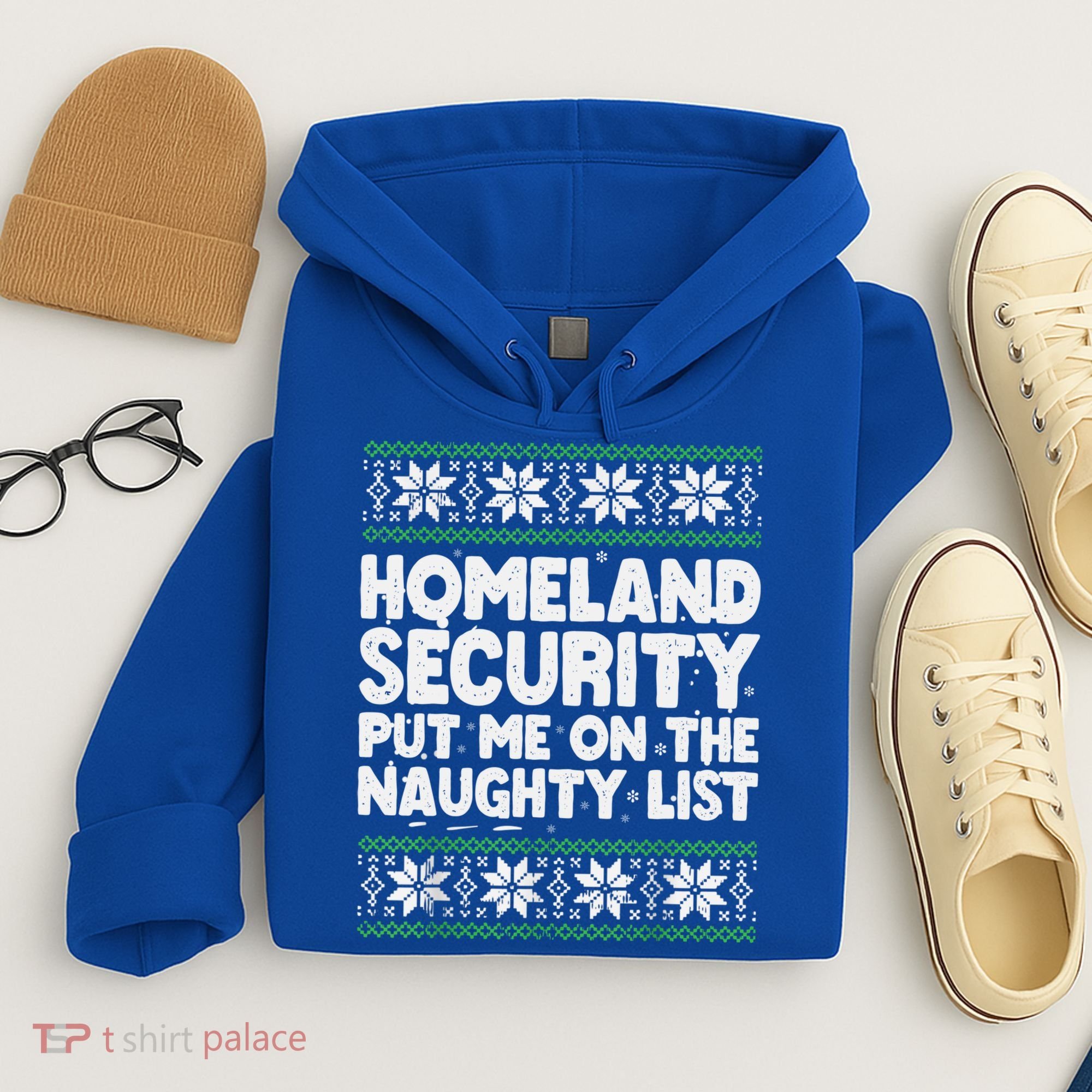 Homeland Security Naughty List Christmas Great Gift Hoodie
