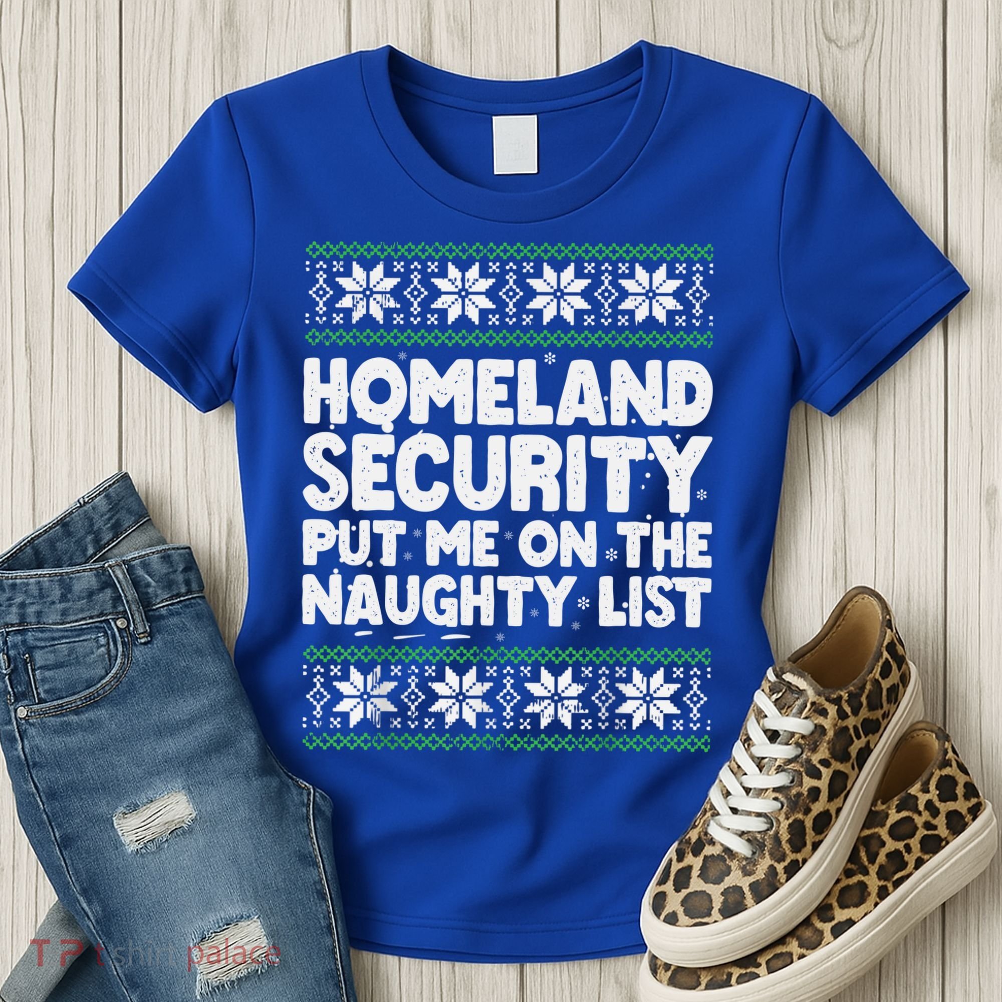 Homeland Security Naughty List Christmas Great Gift Women's T-Shirt
