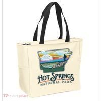 Hot Springs National Park Arkansas Nature Illustration Tote Bag thumb 2