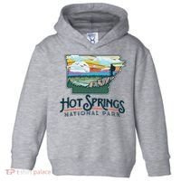 Hot Springs National Park Arkansas Nature Illustration Toddler Hoodie thumb 0