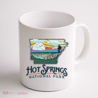 Hot Springs National Park Arkansas Nature Illustration Coffee Mug thumb 1