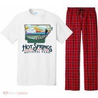 Hot Springs National Park Arkansas Nature Illustration Pajama Set thumb 0