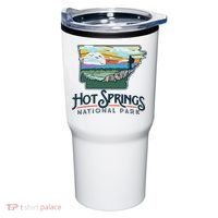 Hot Springs National Park Arkansas Nature Illustration Tumbler thumb 0