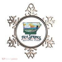 Hot Springs National Park Arkansas Nature Illustration Ornament thumb 0