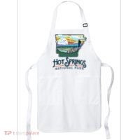 Hot Springs National Park Arkansas Nature Illustration  Apron thumb 0