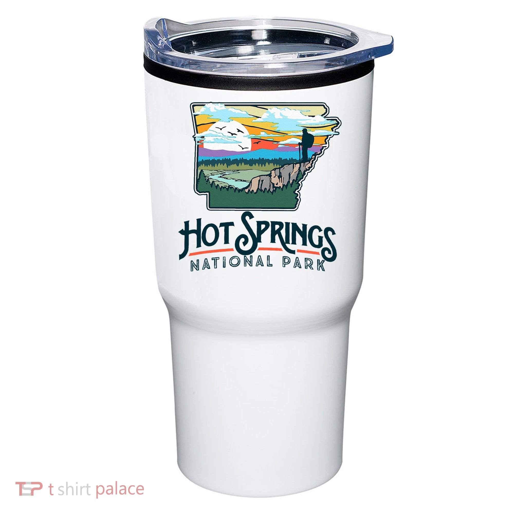 Hot Springs National Park Arkansas Nature Illustration  Tumbler