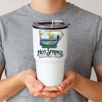 Hot Springs National Park Arkansas Nature Illustration  Tumbler thumb 2