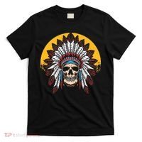 Headdress Skull Native American Heritage Native American T-Shirt thumb 0