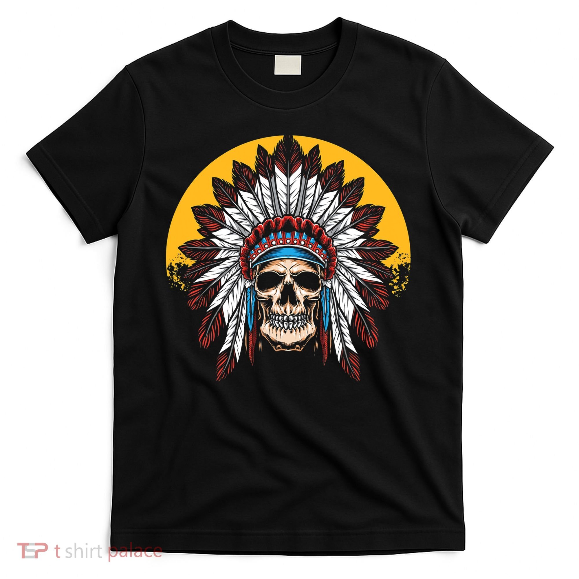 Headdress Skull Native American Heritage Native American T-Shirt