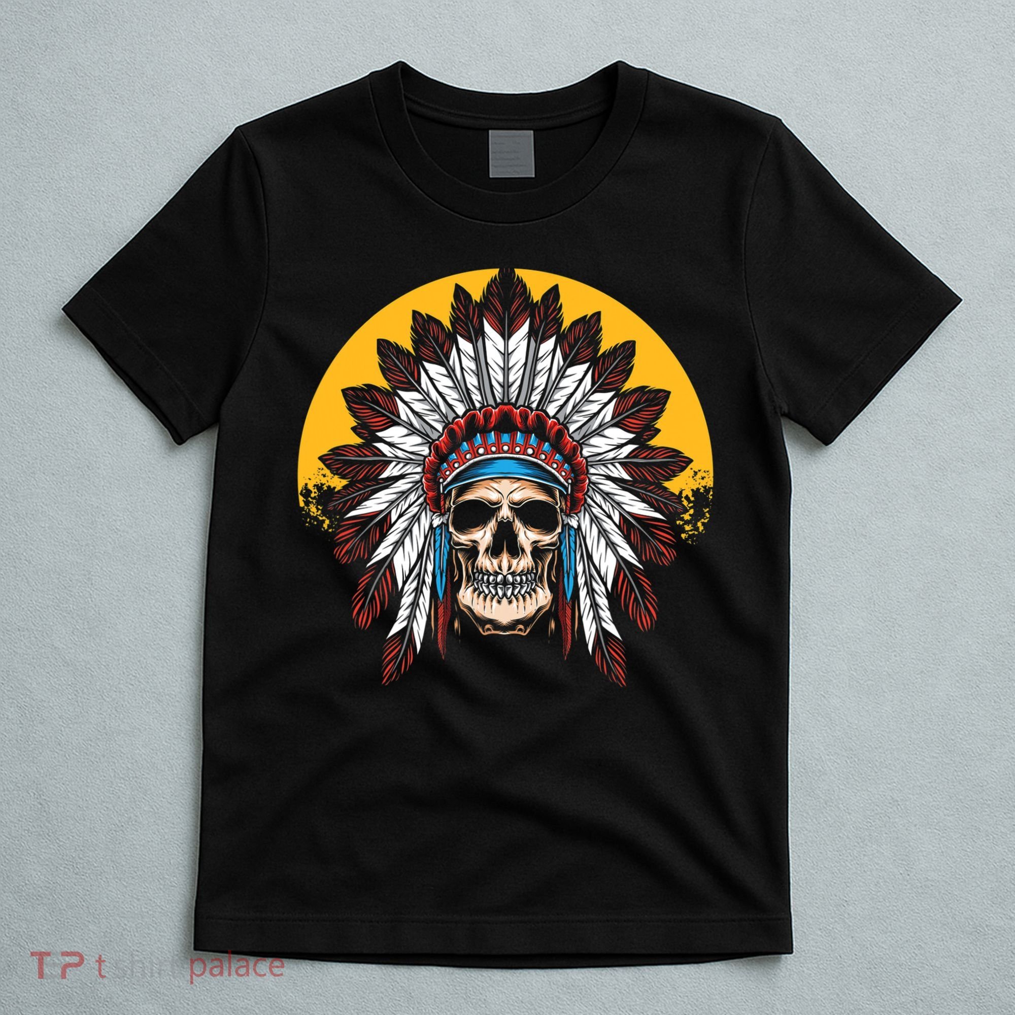 Headdress Skull Native American Heritage Native American T-Shirt