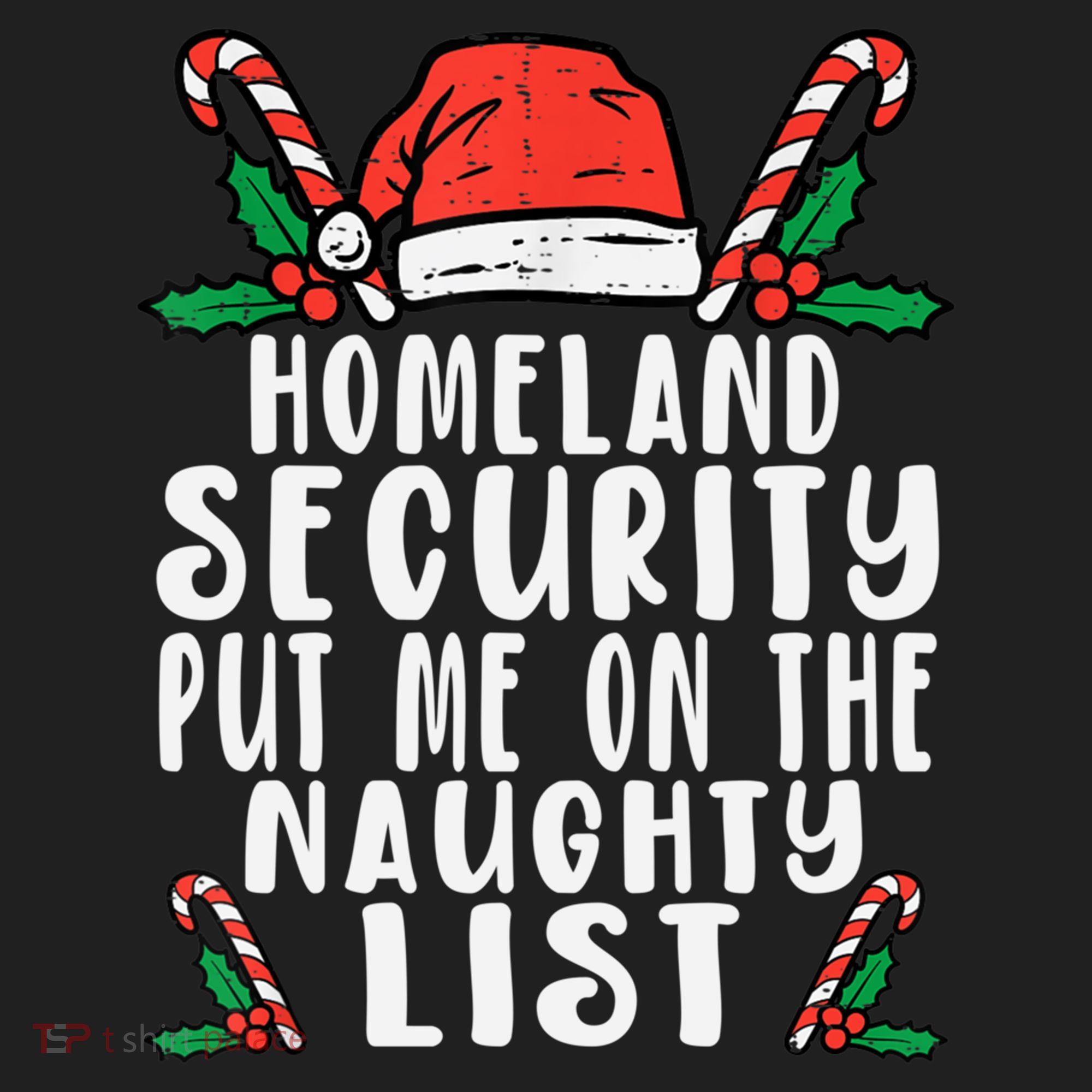 Homeland Security Naughty List Christmas Cute Gift Beanie