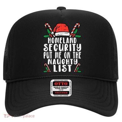 Homeland Security Naughty List Christmas Cute Gift Hat