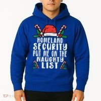 Homeland Security Naughty List Christmas Cute Gift Hoodie thumb 2