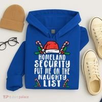 Homeland Security Naughty List Christmas Cute Gift Hoodie thumb 4