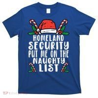 Homeland Security Naughty List Christmas Cute Gift T-Shirt thumb 0