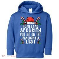 Homeland Security Naughty List Christmas Cute Gift Toddler Hoodie thumb 0