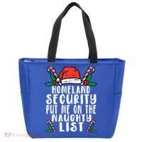 Homeland Security Naughty List Christmas Cute Gift Tote Bag thumb 0