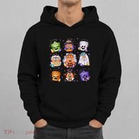Halloween Spooky Nugget Cute Scary Movie Characters Night Hoodie thumb 0
