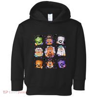 Halloween Spooky Nugget Cute Scary Movie Characters Night Toddler Hoodie thumb 0