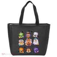 Halloween Spooky Nugget Cute Scary Movie Characters Night Tote Bag thumb 0