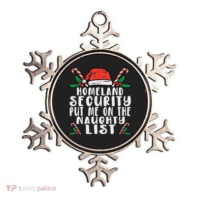 Homeland Security Naughty List Christmas Ornament