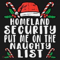 Homeland Security Naughty List Christmas Ornament thumb 1