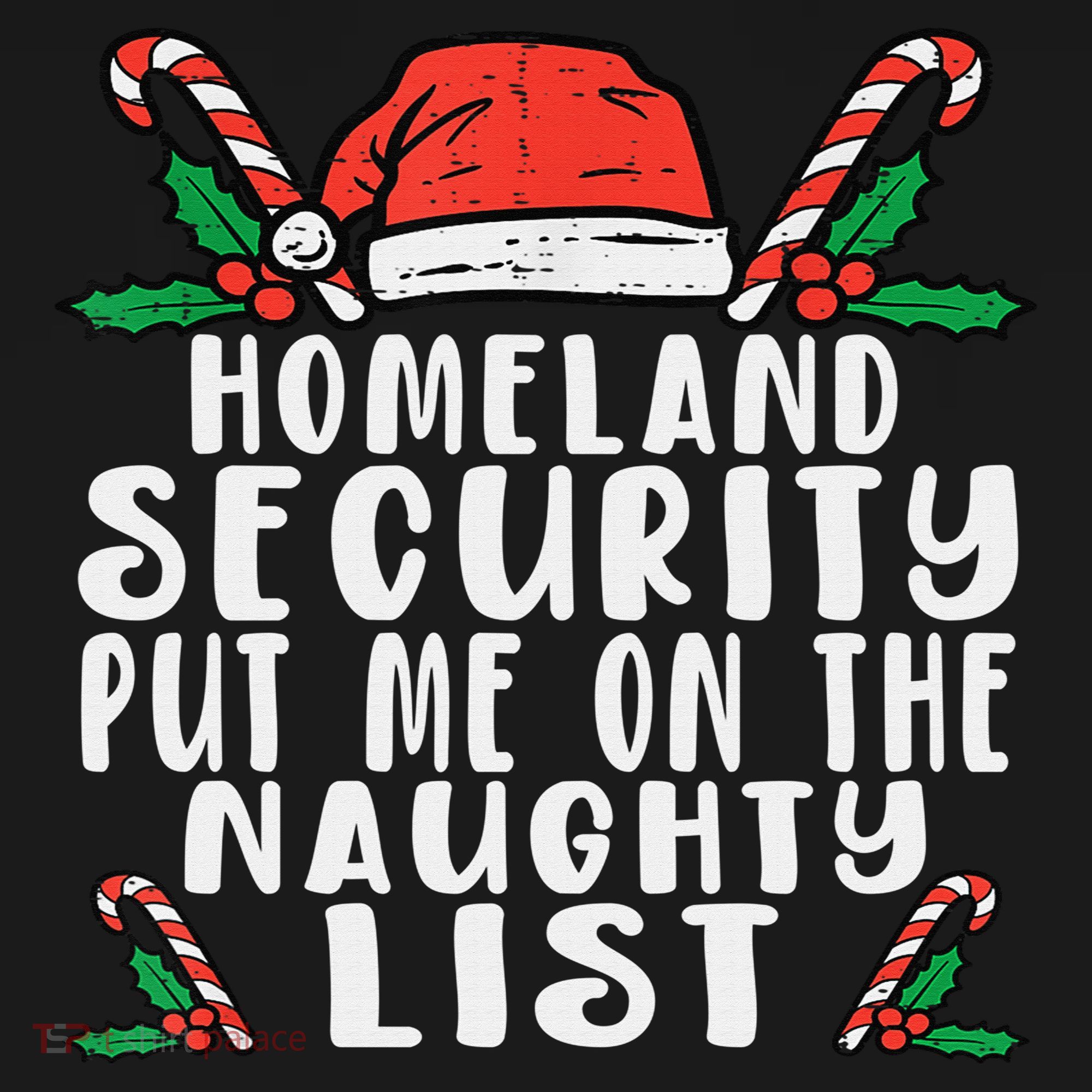 Homeland Security Naughty List Christmas Ornament