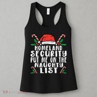 Homeland Security Naughty List Christmas Women's Tank Top thumb 3