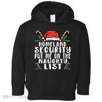 Homeland Security Naughty List Christmas Toddler Hoodie thumb 0