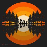 Hiker Sunset Nature Retro Gift Women's Sweatshirt thumb 2