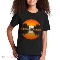 Hiker Sunset Nature Retro Gift Kids T-Shirt thumb 2