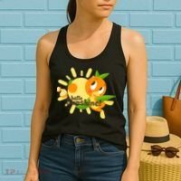 Hello Sunshine! Orange Bird (White Background) Women's Tank Top thumb 2