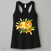 Hello Sunshine! Orange Bird (White Background) Women's Tank Top thumb 3