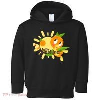 Hello Sunshine! Orange Bird (White Background) Toddler Hoodie thumb 0