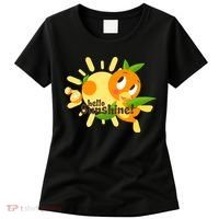 Hello Sunshine! Orange Bird (White Background) Women's T-Shirt thumb 0