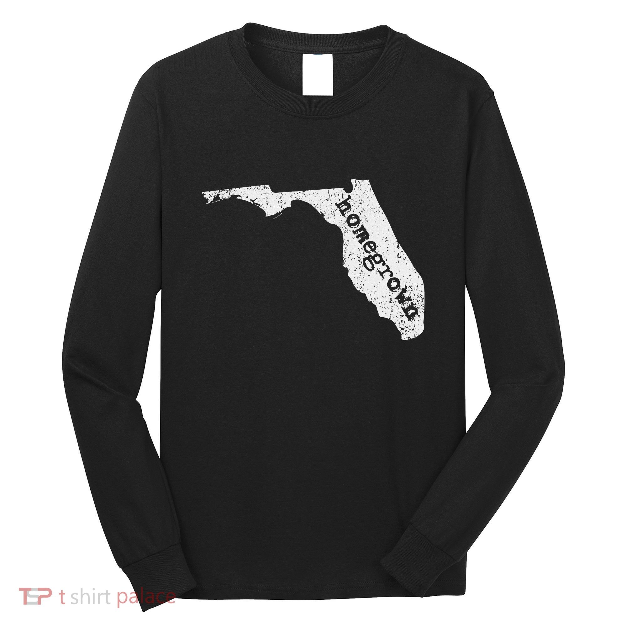 Home State Of Florida Homegrown Florida Native Gift Long Sleeve Shirt
