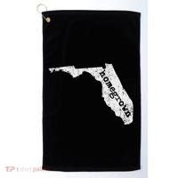 Home State Of Florida Homegrown Florida Native Gift Golf Towel thumb 0
