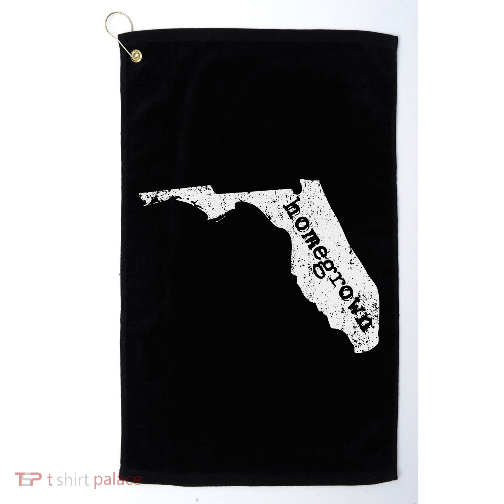 Home State Of Florida Homegrown Florida Native Gift Golf Towel