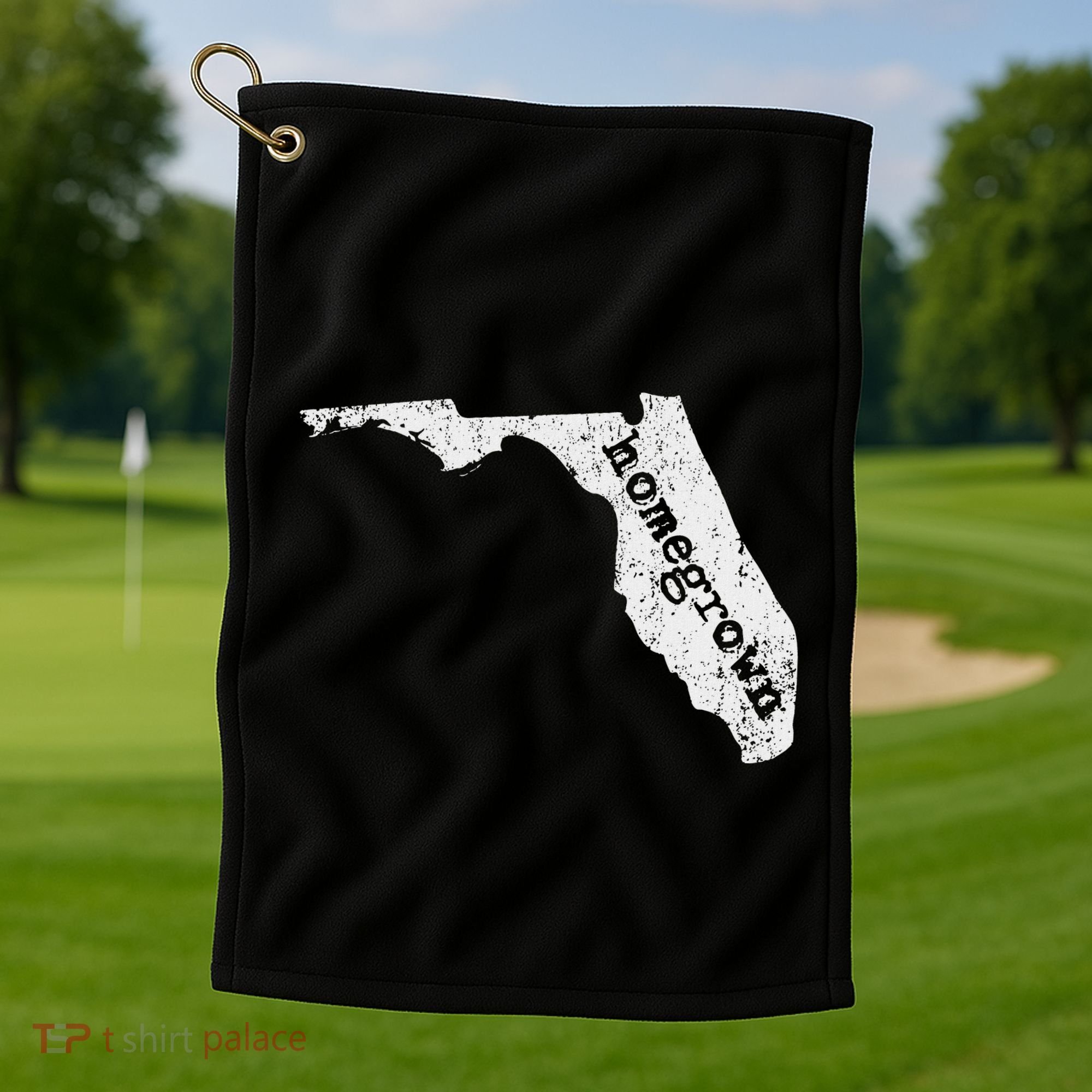 Home State Of Florida Homegrown Florida Native Gift Golf Towel