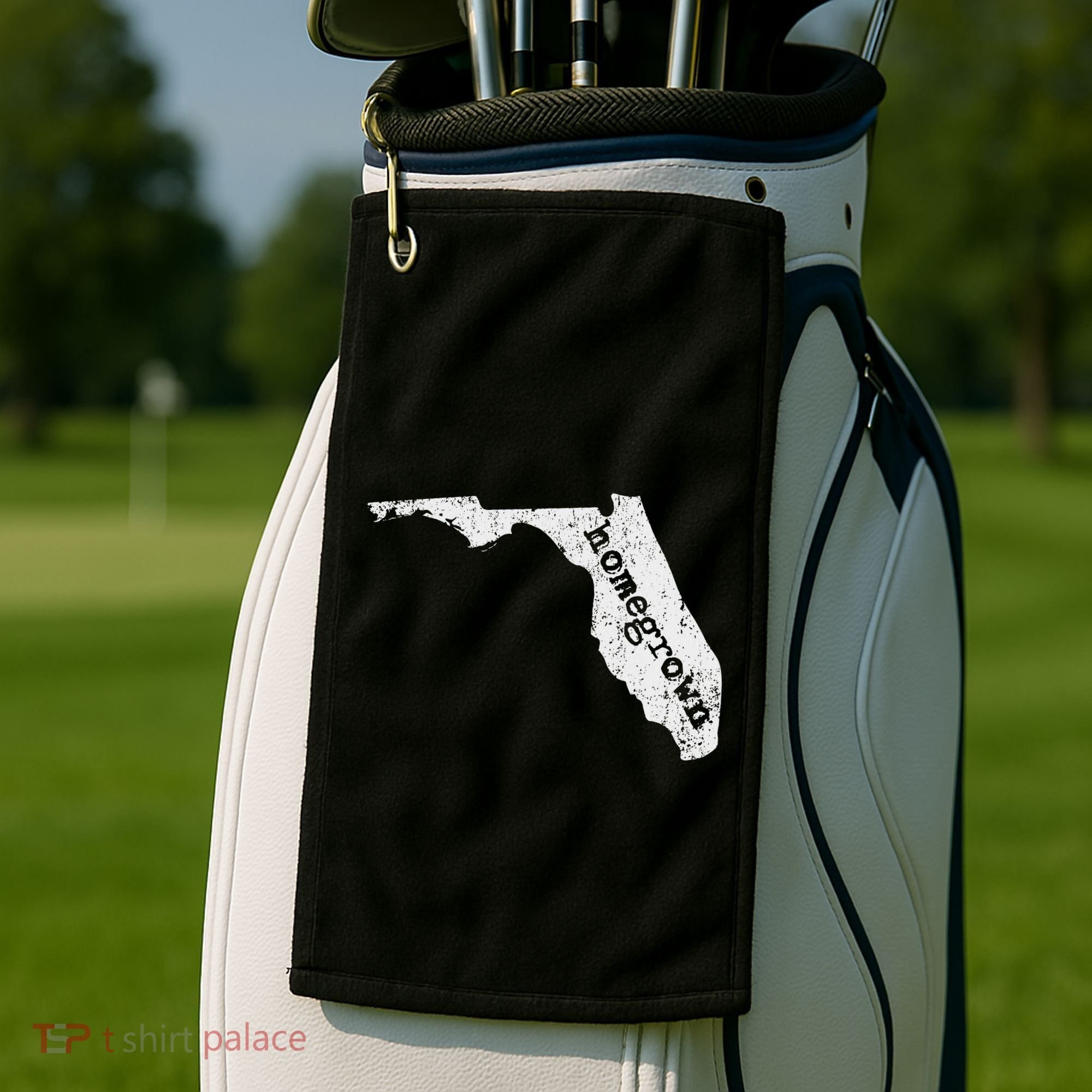 Home State Of Florida Homegrown Florida Native Gift Golf Towel
