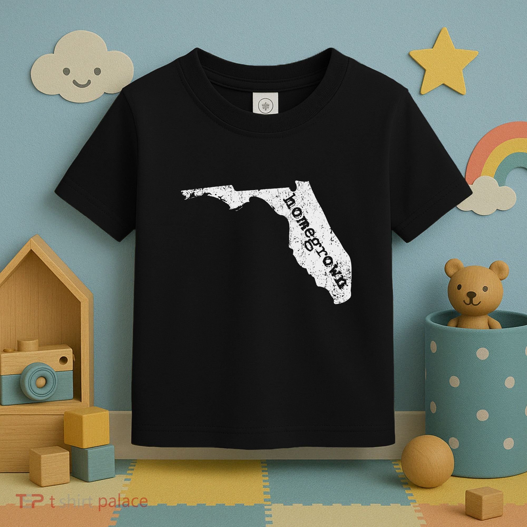 Home State Of Florida Homegrown Florida Native Gift Toddler T-Shirt