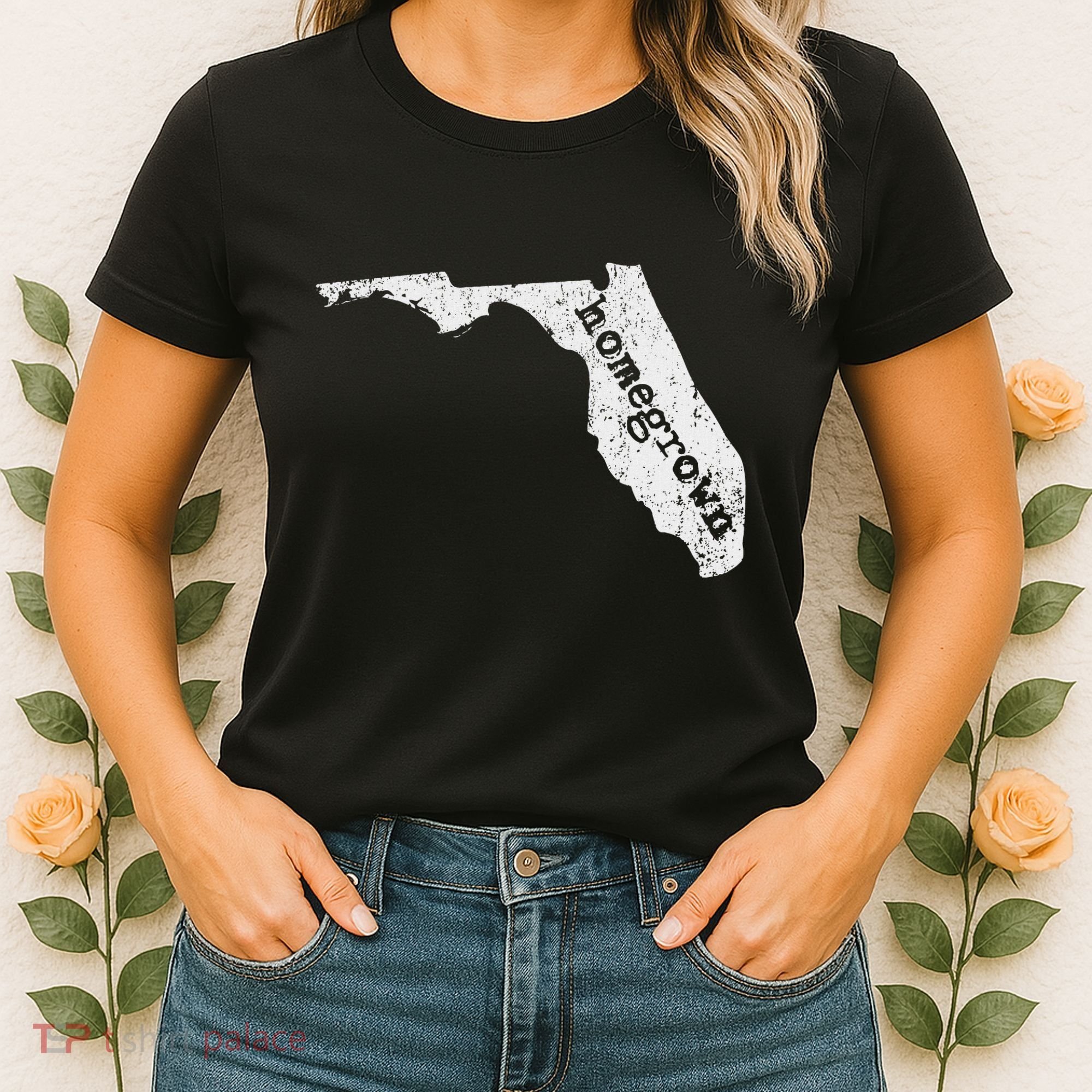 Home State Of Florida Homegrown Florida Native Gift Women's T-Shirt