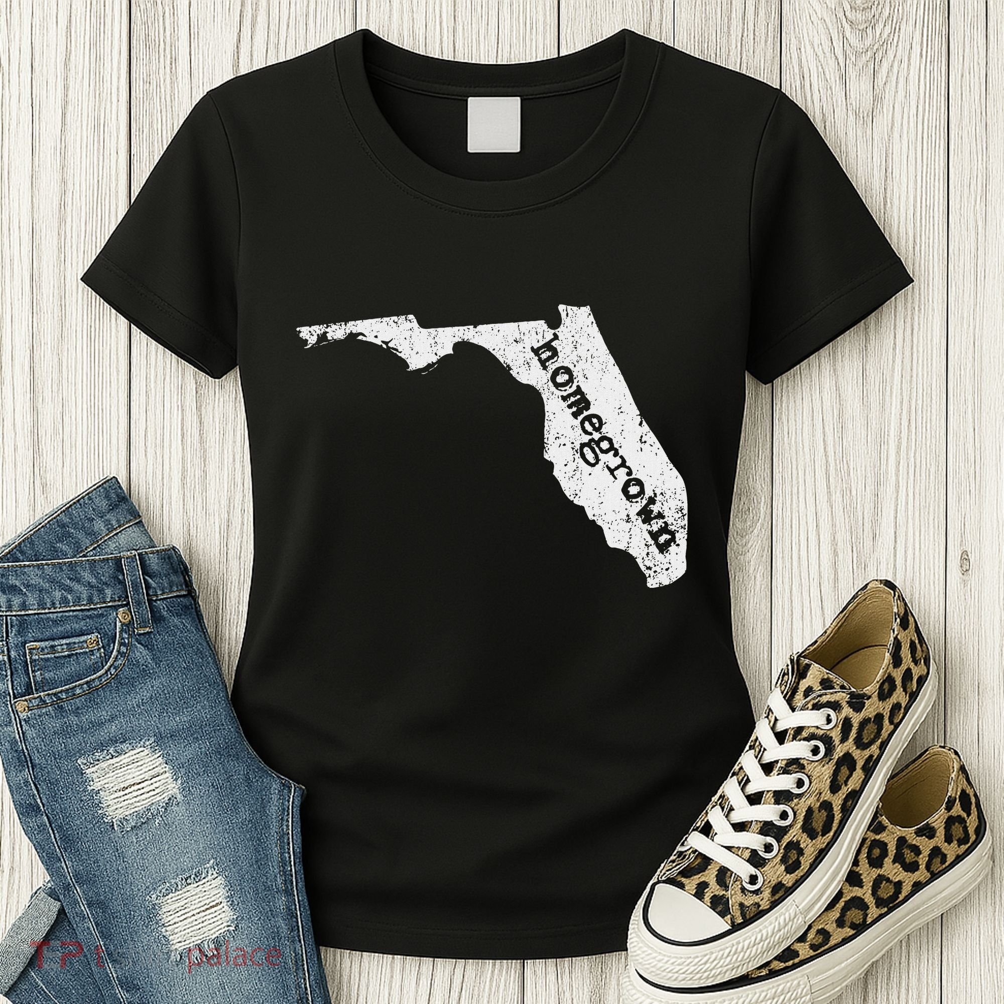 Home State Of Florida Homegrown Florida Native Gift Women's T-Shirt