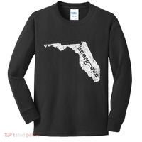 Home State Of Florida Homegrown Florida Native Gift Kids Long Sleeve Shirt thumb 0