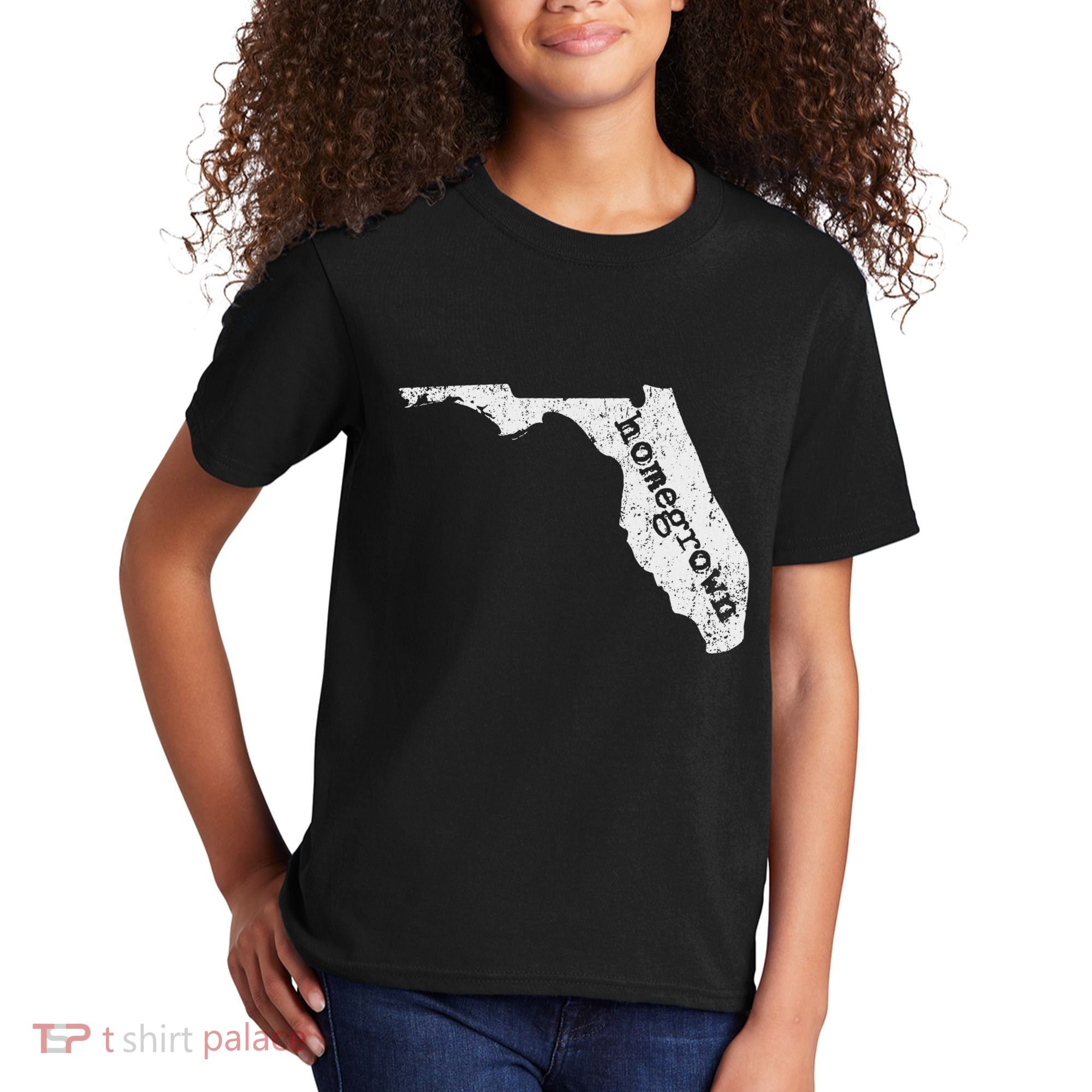 Home State Of Florida Homegrown Florida Native Gift Kids T-Shirt