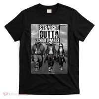 Halloween Straight Outta Nightmare Jack And Sally Oogie Boogie T-Shirt thumb 0