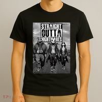 Halloween Straight Outta Nightmare Jack And Sally Oogie Boogie T-Shirt thumb 3