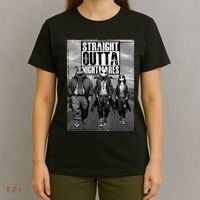 Halloween Straight Outta Nightmare Jack And Sally Oogie Boogie T-Shirt thumb 4